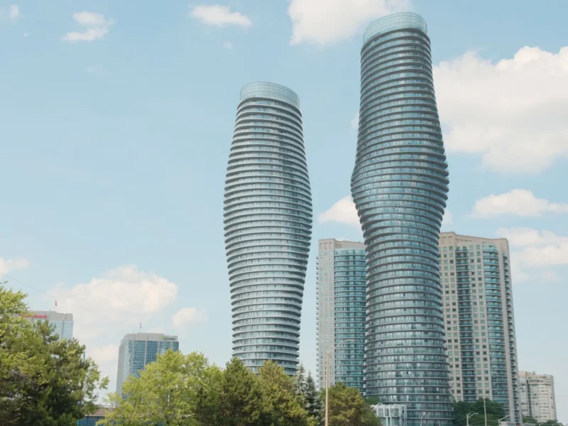 Absolute World towers in Mississauga, Ontario
